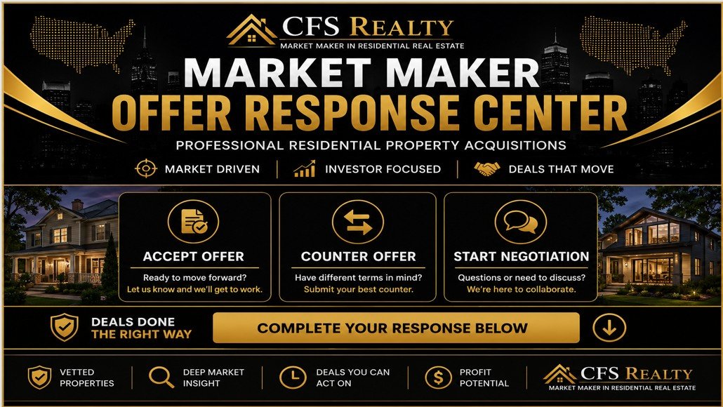 CFS Realty Market Maker Offer Response Center